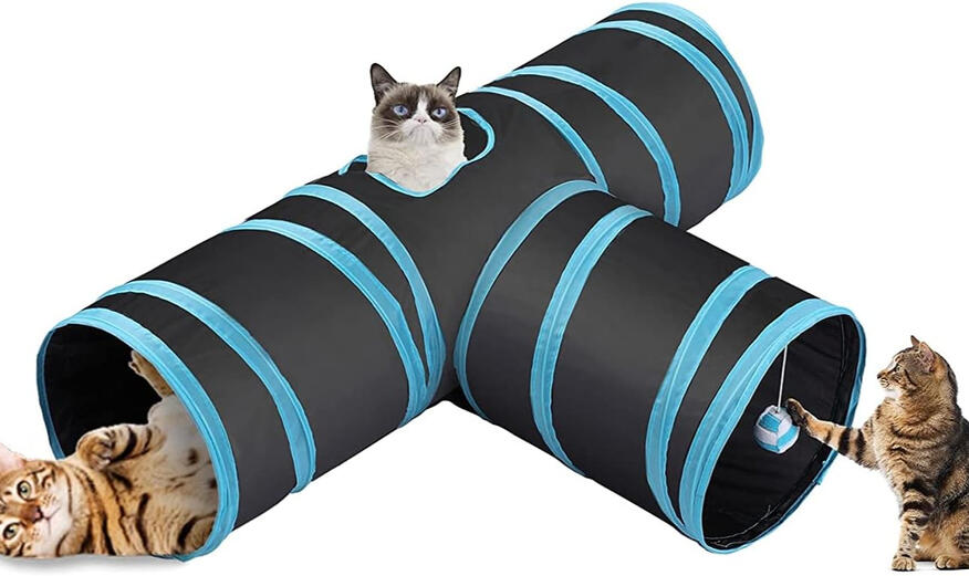 Túnel Pequeno retrátil com bolinha